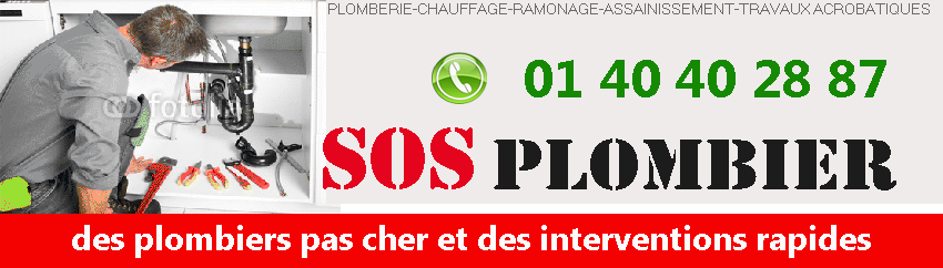 Une équipe de plombiers qui intervient sur Paris et l'Ile de France 